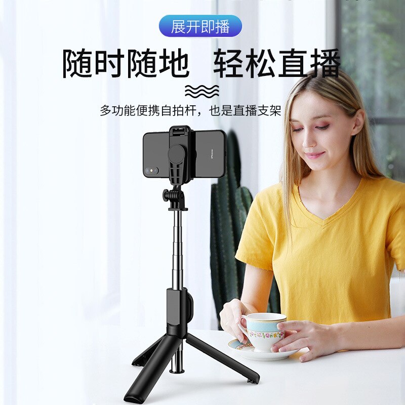 Selfie Stok Draadloze Bluetooth Selfie Stok Selfie Stok Statief Mobiele Telefoon Universele Beugel Live Nuttig Product