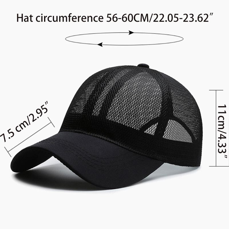 Uomini Pieno di Estate Delle Donne Berretto Da Baseball Della Maglia Asciutto Rapido Raffreddamento di Protezione Del Sole Da Trekking Golf Corsa E Jogging Regolabile Cappello di Snapback