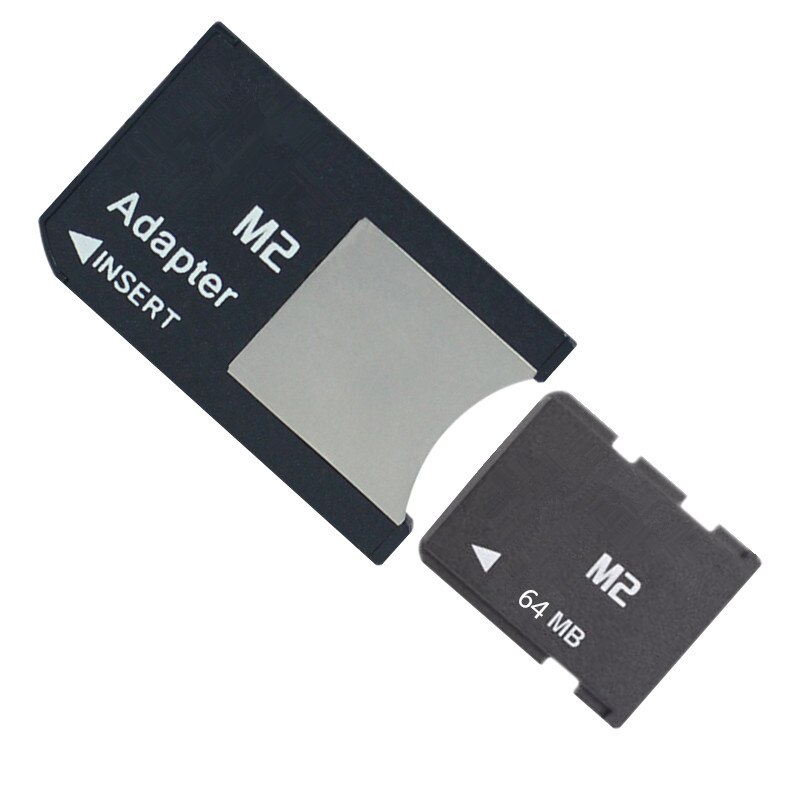 Tarjeta de memoria M2 para teléfono y cámara, 64MB, 128MB, 512MB, 1GB, 2GB, 4GB, 8GB, con adaptador MS Pro Duo