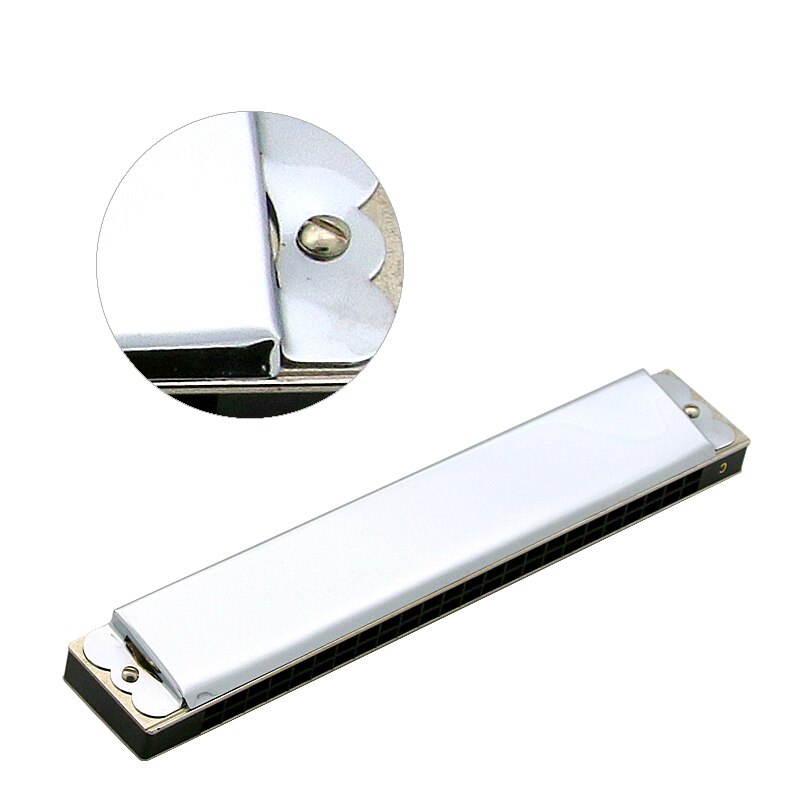 T2406 Easttop 24 Hole Tremolo Harmonica Musical Instrument Harp C Key Mouth Ogans Harmonizer Music Instrument Tremolo Harmonica