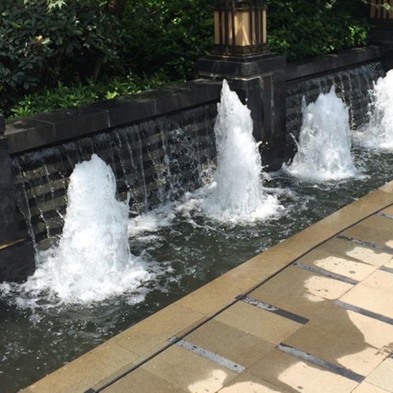 Brass Stainless Steel Spring Bubbling Fountain Nozzle Spray Sprinkler Head 1/2" 3/4" 1"