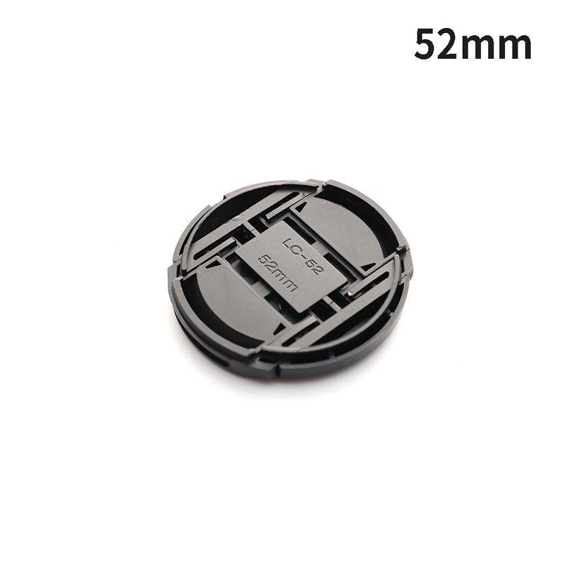 Hoge 40.5mm 49mm 52mm 55mm 58mm 62mm 67mm 72mm 77mm 82mm midden knijp klikdop cameralens: Bruin