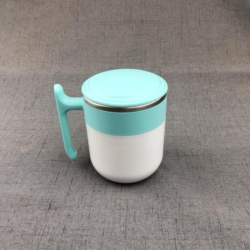 Selbst Rühren Becher Edelstahl Automatische Misch Kaffee Tasse Magnetische Temperatur Unterschied Clever Becher Temperatur Kontrolle Becher: Grün