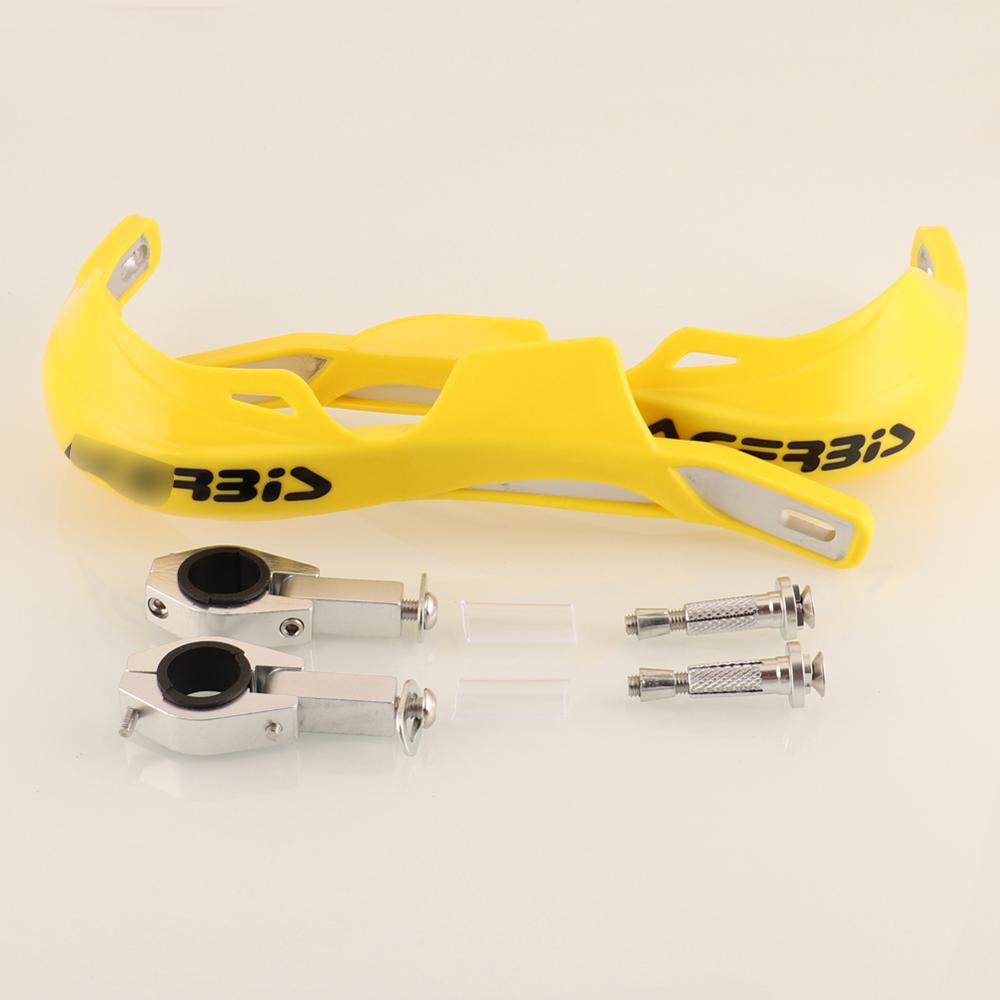 Motorcycle 22MM 28MM Handguard Hand Handlebar Handle Bar Guard Protect Shield For KTM HONDA YAMAHA SUZUKI HONDA ATV Dirt Bike: yellow 28mm