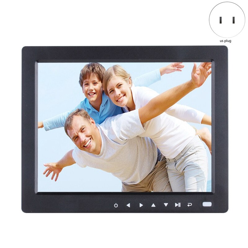 10 Inch Digital Picture Frame Multifunctional HD Digital Photo Frame with Contact Buttons Electronic Album Photo