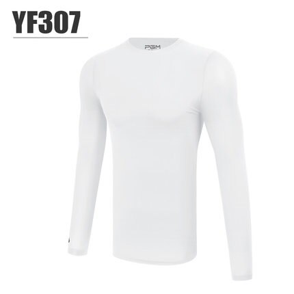 Golfklær til #39 solbeskyttelsesskjorte issilke tights langermet t-skjorte anti-uv treningsundertøy skjorter golf sportsklær: Stil 1 hvit / M
