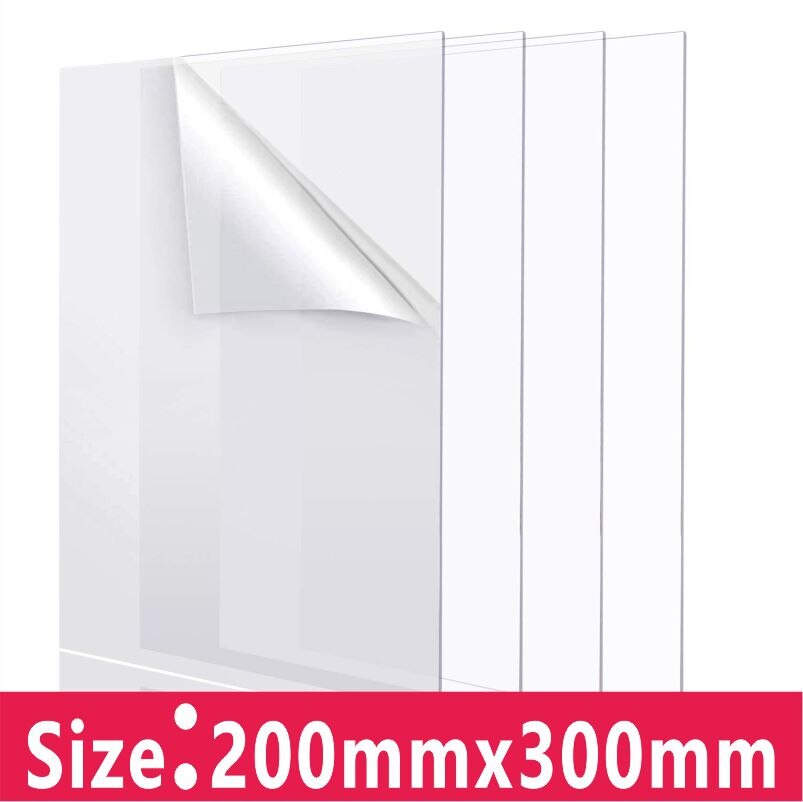 200x300mm transparent Plexiglas Platte Acryl Blatt Methacrylate Kunststoff Glas Metraquilato Plexi Plexiglas Bord Klar Stand