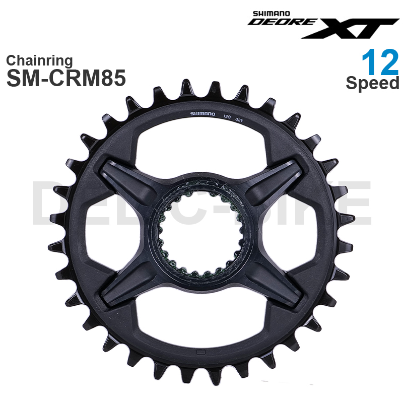 SHIMANO DEORE M6100-Plato para FC-M6100 SLX M7100 XT M8100 30T 32T FC-MT510 32T 34T y SM-CRM75 32 34T SM-CRM85 32 34 36T: Morado