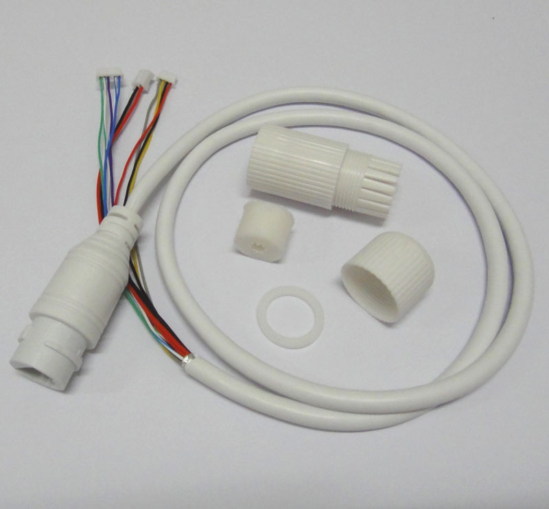 2 stücke CCTV POE IP netzwerk Kamera PCB Modul Video Energie kabel, 60cm lang, RJ45 weibliche anschlüsse mit Terminlas