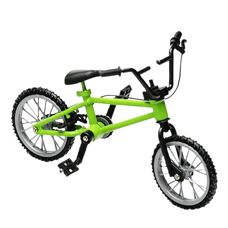 Schaal 1:18 Legering Model Fiets Vinger Speelgoed Gegoten Replica Voor Poppenhuis Miniatuur Mountainbike Voor Boutique Collectie: Green