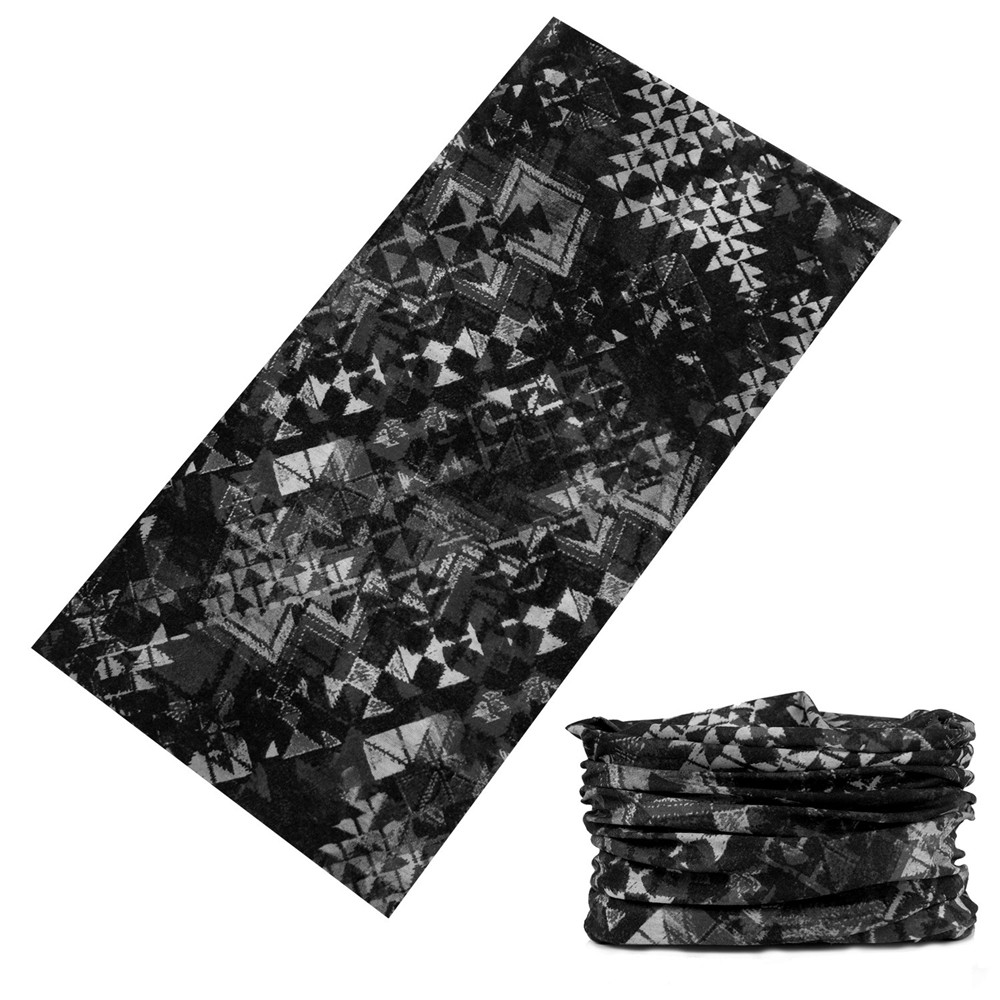 Green Bandanas Future Geometry Sports Headbands For Woman Man Balaclava Funny Face Mask Cycling Neck Scarf: SKY BLUE