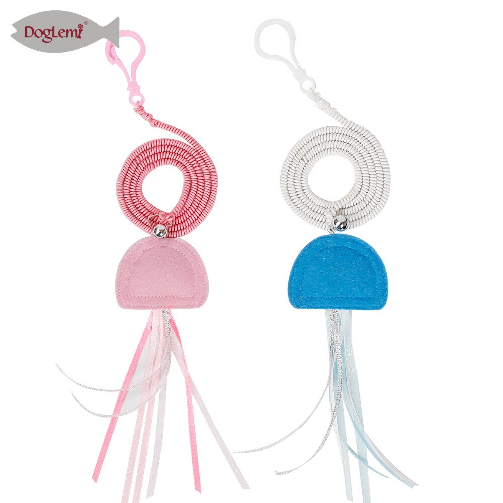 Jellyfish Cat Toys Finger Cat Teaser Pet Interative Catnip Toy