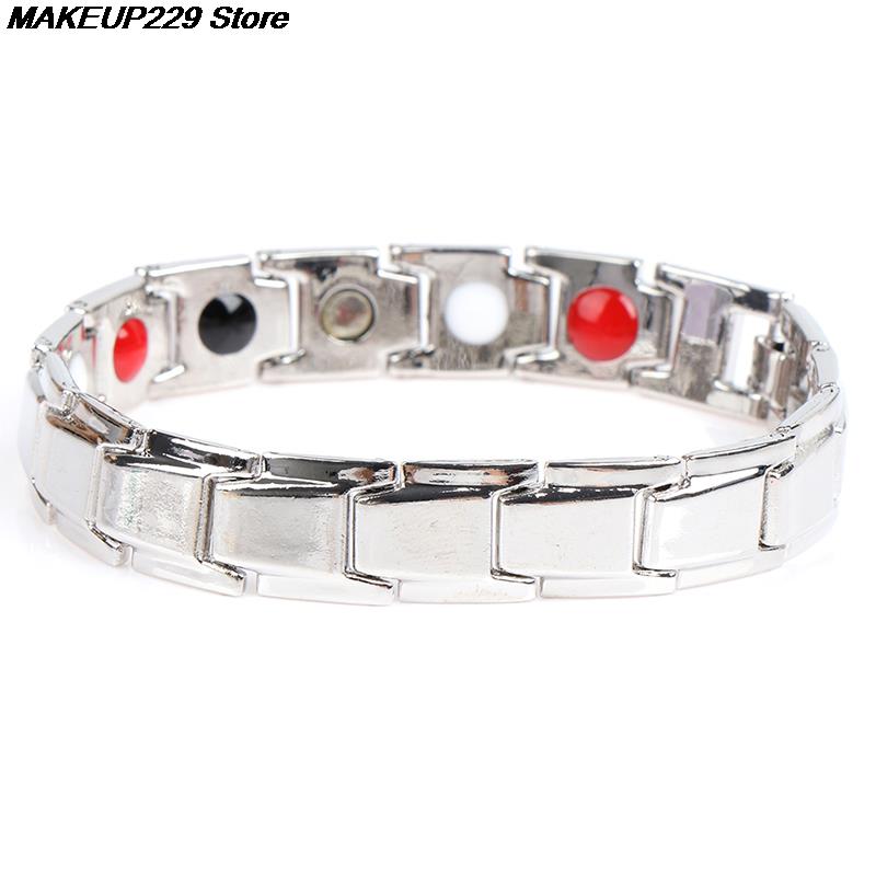 Bracelet magnétique Anti-ronflement, 1 pièce, soins de santé, montre-Bracelet Anti-ronflement, sommeil: Silver