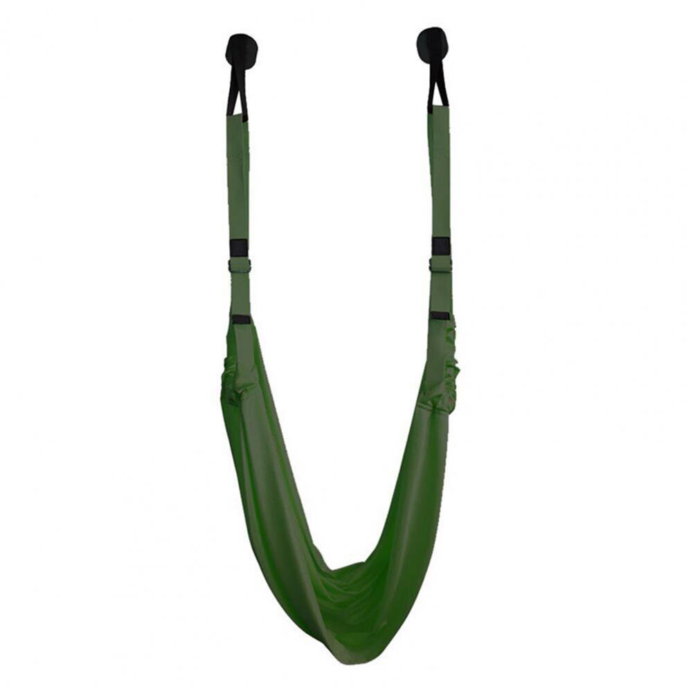 Free Adjustment Daily Using Leg Splits Practic Elastic Stretch Band for Training:  Army Green