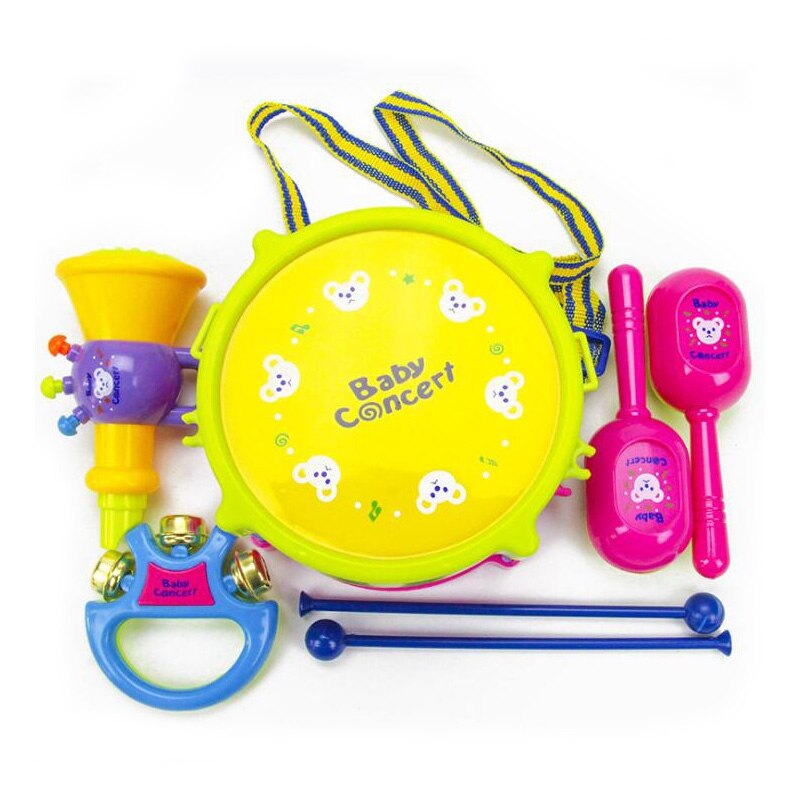Baby Hand Drum Music Patted Children Early Education Quiz 1 0 To 6 And 12 Months Toys Educational Infant Playing Type Plastic
