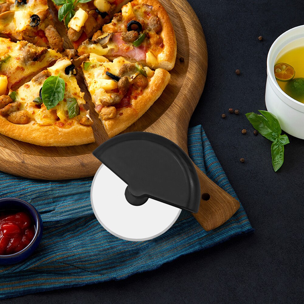 EHZ Pizza Cutter Wheel Stainless Steel Pizza Wheel Super Sharp Pizzar Slicer with Non Slip Handle Kitchen Tool