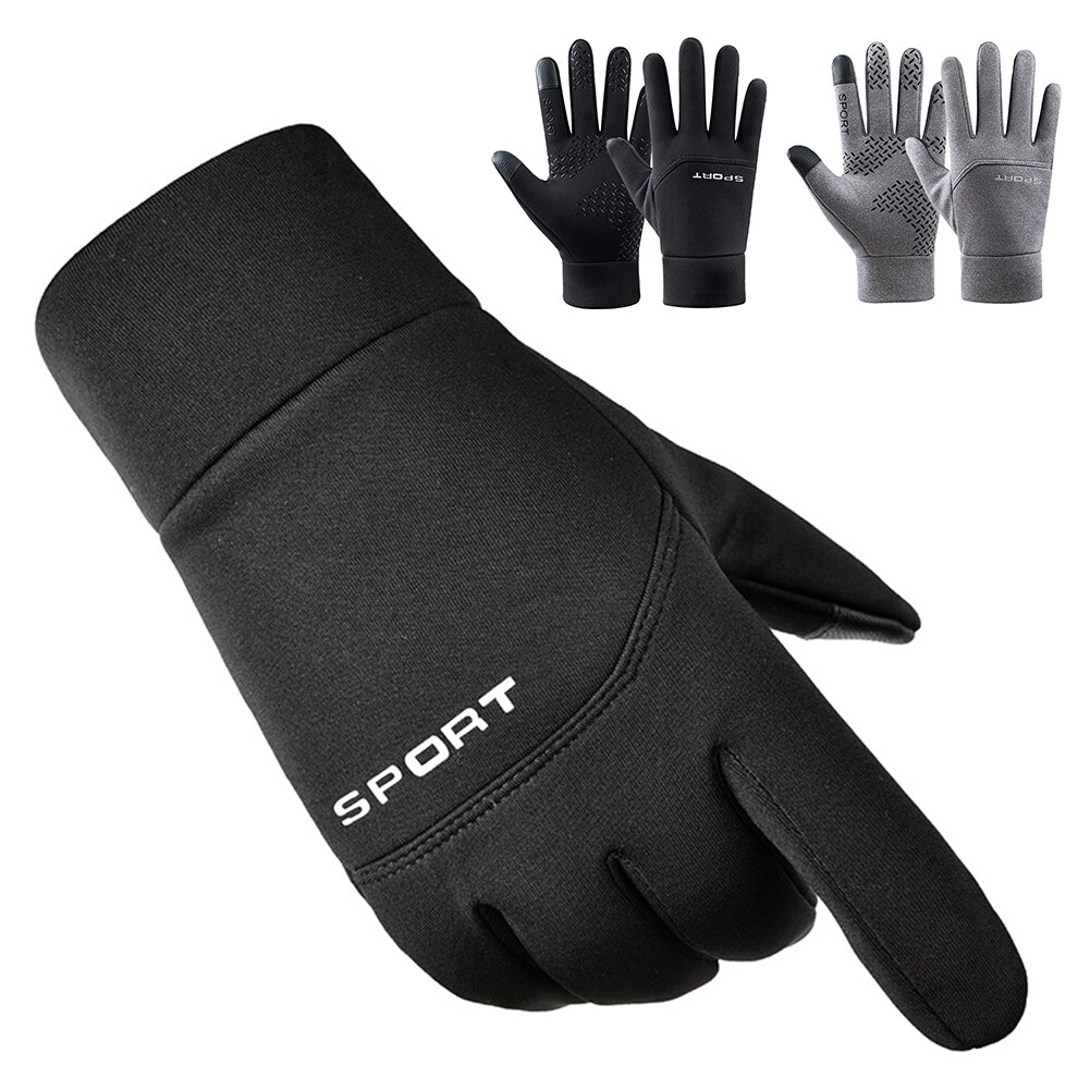 Fiets Mittens Winter Warm Outdoor Waterdichte Motorrijden Fietsen Handschoenen Sport Hoge Gevoelige Anti Slip Volledige Vinger