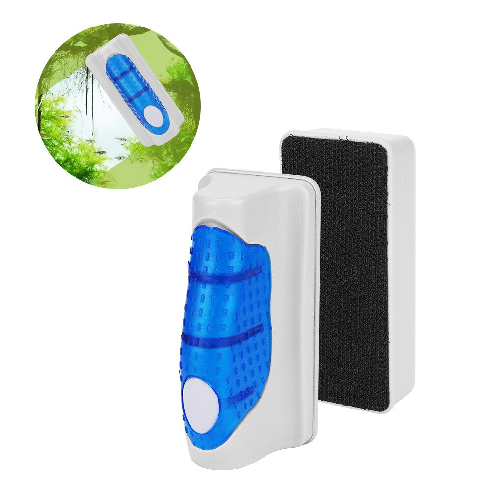 Brosse magnétique pour Aquarium, nettoyeur pour Aquarium, brosse magnétique, outils pour Aquarium, brosse flottante, grattoir pour nettoyage d&#39;algues en verre