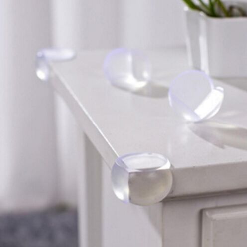 4 pçs criança bebê segurança protetor de silicone mesa canto borda proteção capa crianças anticollision borda & canto guardas: Default Title