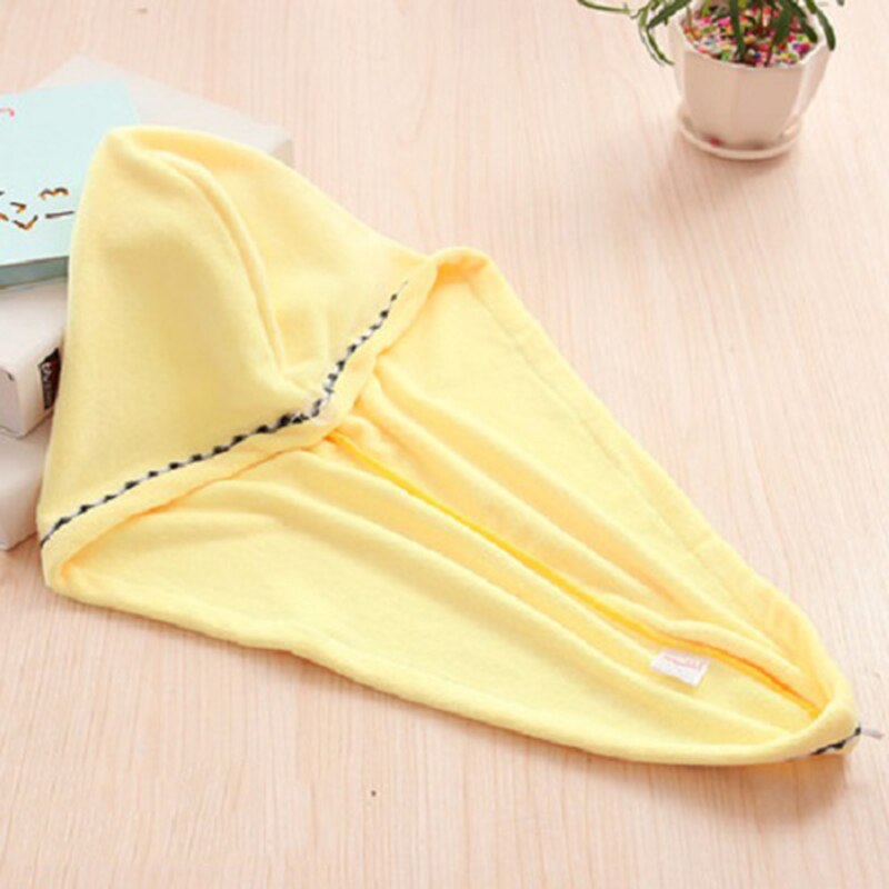 5 Colors Lovely Cartoon Soft And Skin-friendly Microfiber Bath Towel Hair Dry Cap Bathroom Spa Shower Quick Dryer Wrapped Towels: 1
