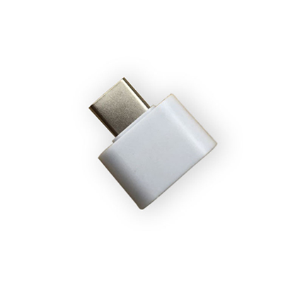 OTG Type C To USB 2.0 OTG Adapter USB C to USB 2.0 Converter Universal Male To Female Adapter Connector For Android Smartphones: WHITE