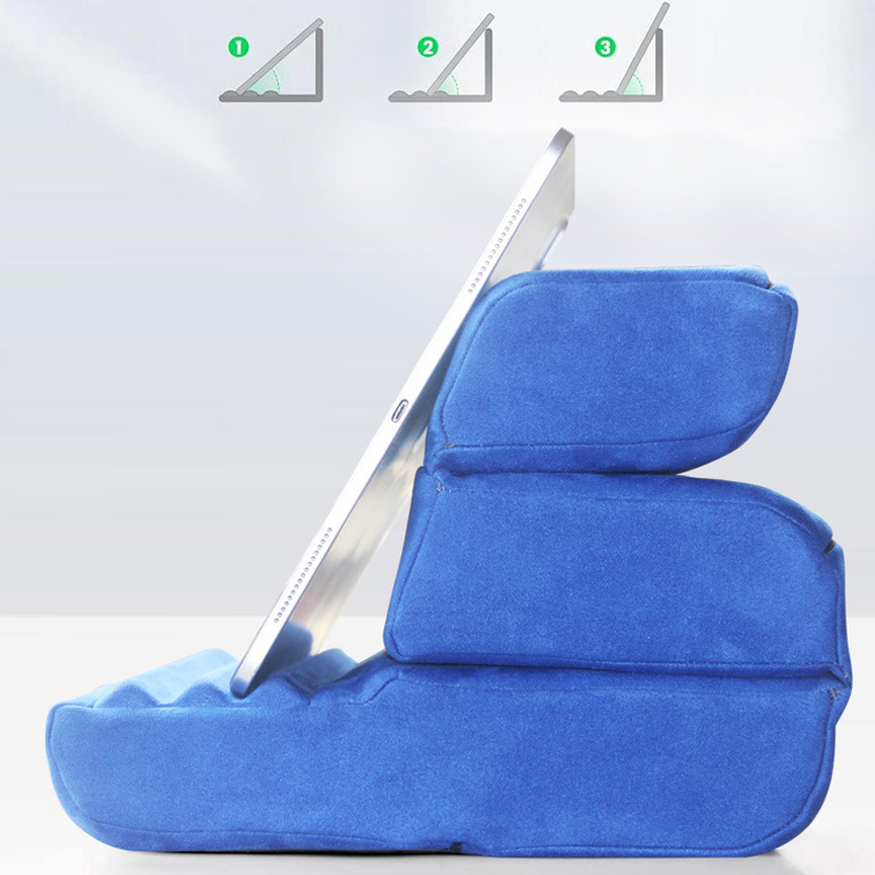 Soft Sponge Pillow Tablet Holder For Kindle e-book Readers Phone Tablet Stand Support Multi-angle Bed Reading Stand Lunch Break