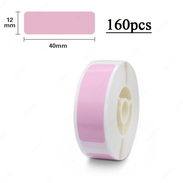 Niimbot D11 D110 D101 étiquettes thermiques papier blanc couleur Pure étiquette autocollant étanche Anti-huile résistant aux rayures étiquette de prix: Rouge