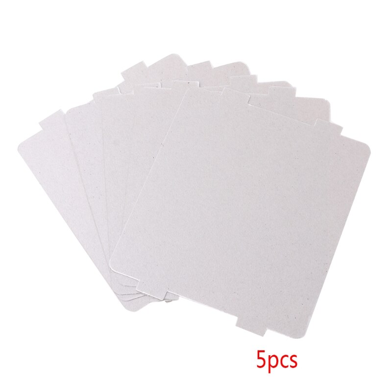 5Pcs Mica Plates Sheets Microwave Oven Repairing Part 108x99mm Kitchen For Midea