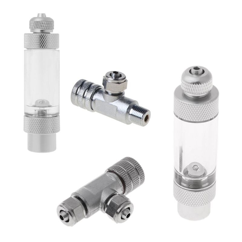 Aquarium  co2 regelaar naaldventiel afstellingsset bubbelkleppen teller mini  co2 enkel/dubbel kopsysteem voor aquarium