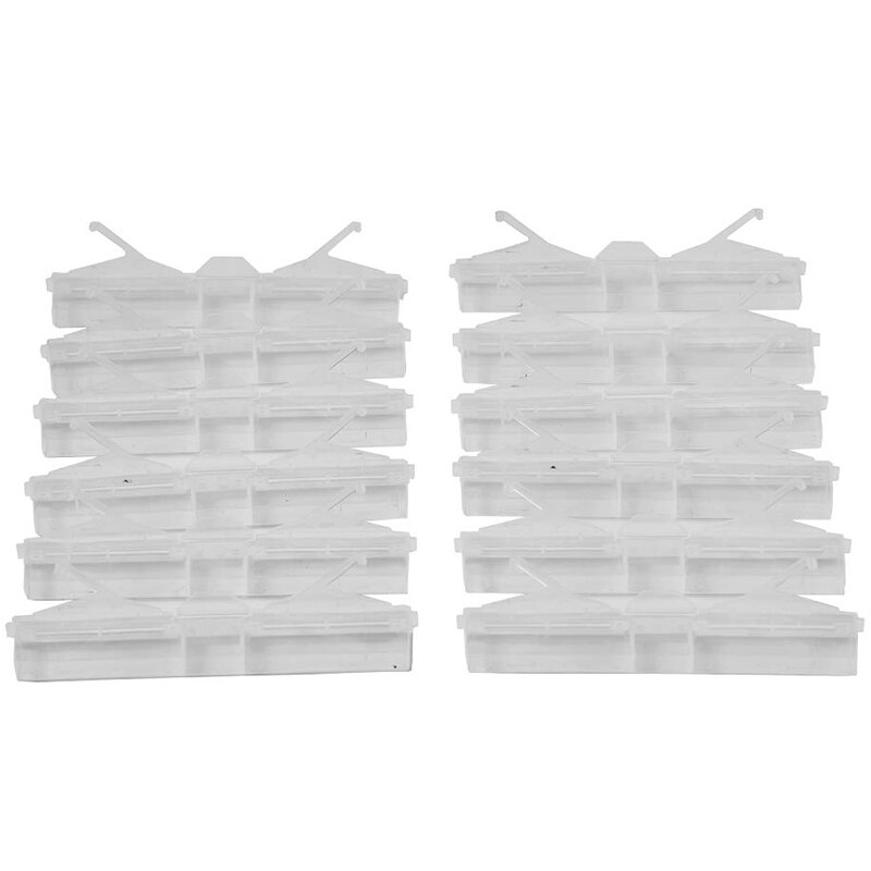 24 Packs Bee Hive Beetle Trap,Clear Plastic Reusable Beetle Blaster Trap for Hive Beetle Beekeeping Supplies: Default Title