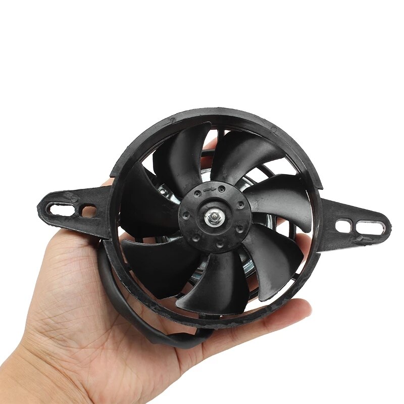 Motorcycle Cooling fan Oil Cooler Electric Radiator Engine Radiator Fit for 150cc 200cc 250cc Motocross ATV Quad Buggy 05FS-007