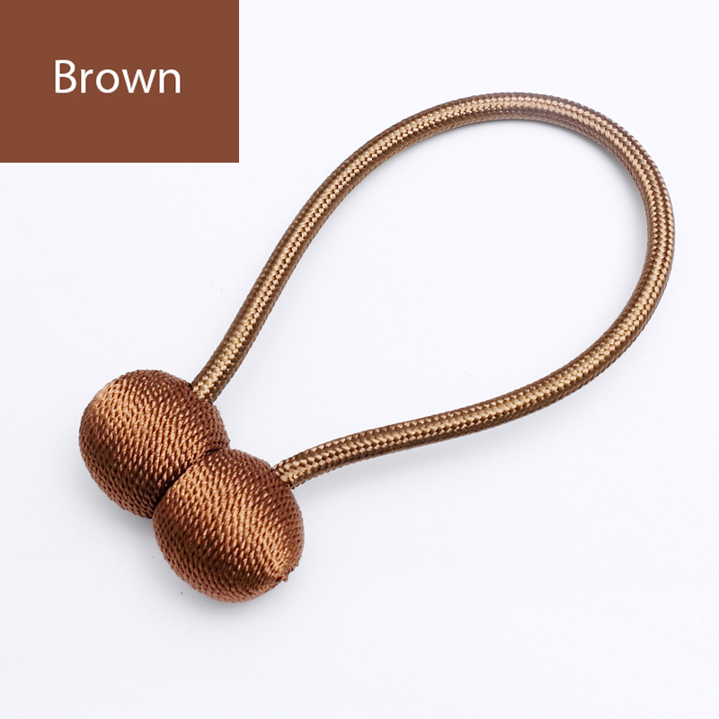 Simple Magnetic Curtain Tieback Clip Curtains Buckle Holder Decorative Home Curtains Accessories: Orange
