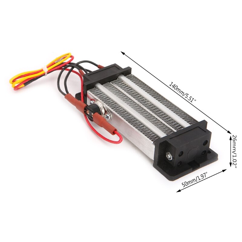 Inkubator PTC Keramik Luft Heizung Klimaanlage 500W 220V Isolierte Elektrische Werkzeuge B95B