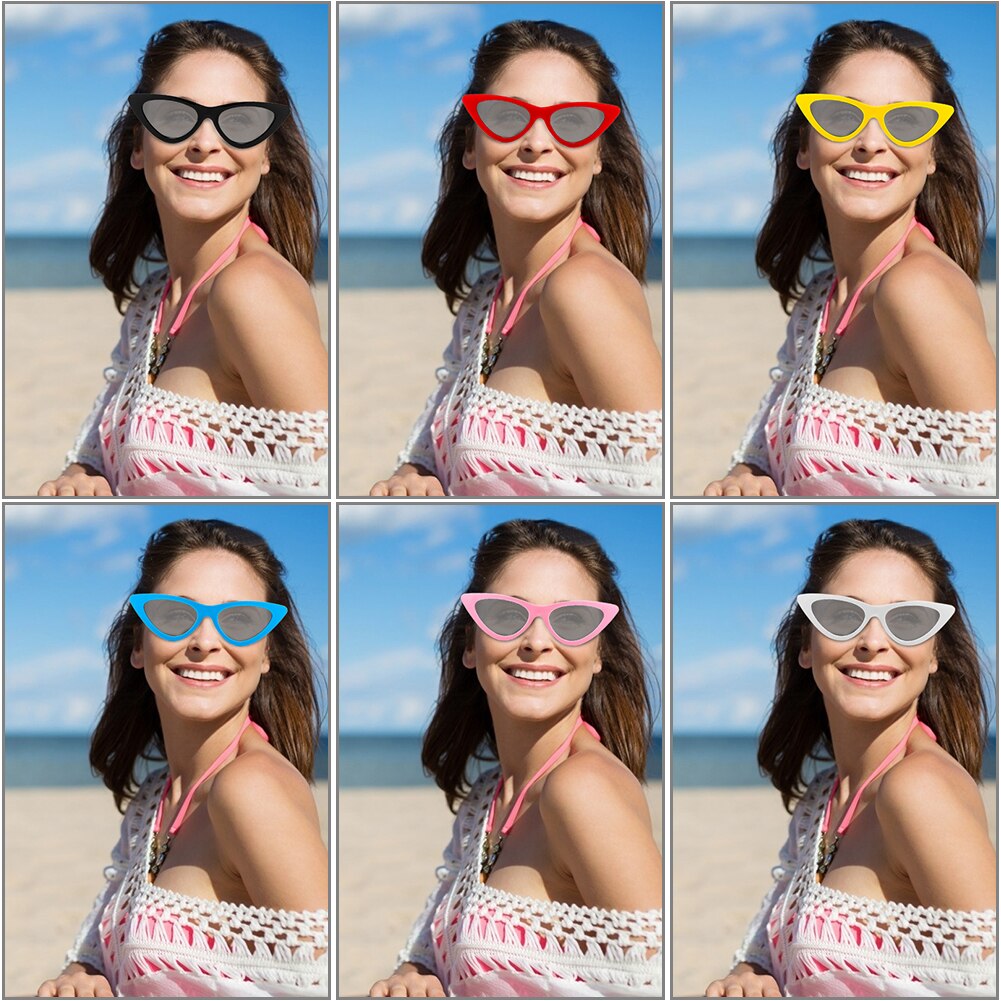 Cat Eye Zonnebril Goggles Vrouwen Sexy Driehoek Retro Kleine Zonnebril Mannen Eyewear Vrouwelijke UV400 Fietsen Vissen Zonnebril