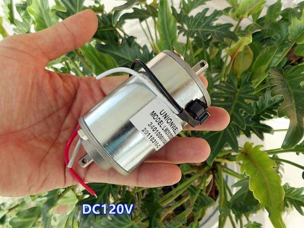 DC120V DC Motor Wind Turbine Double Ball Bearing Compensated Carbon Brush