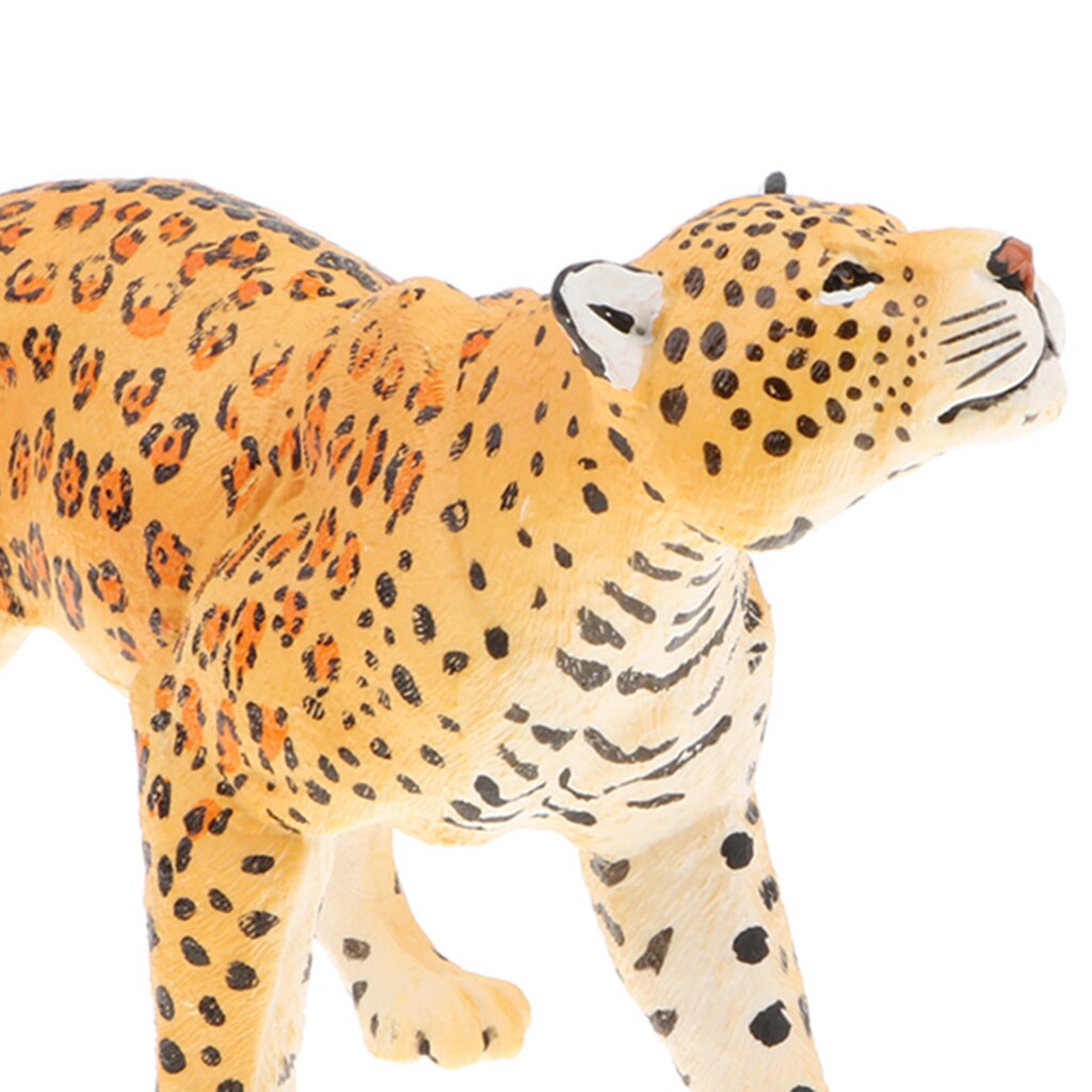 Realistic Leopard Figurines Animal Figures, Easter Eggs Cake Toppers Christmas Birthday