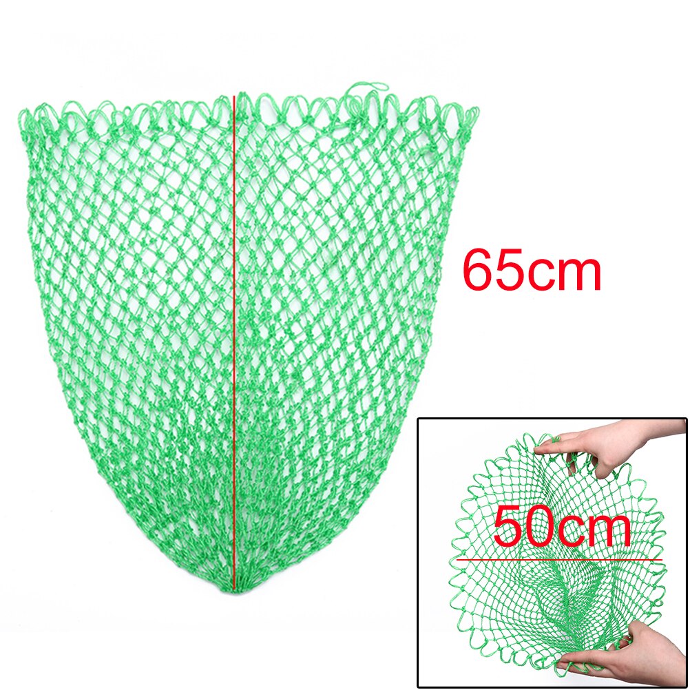 Nylon Fishing Net Rhombus Mesh Hole Net Collapsible Fishing Tools Green Net: 50