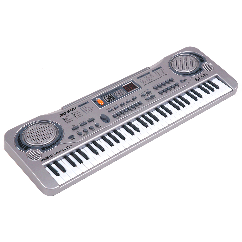 61 Toetsen Elektronische Keyboard Piano Led Muziek Speelgoed Educatief Electone Kerstcadeau Voor Kinderen