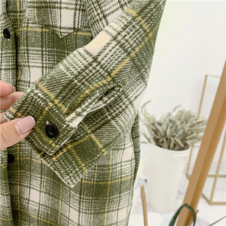 Family Matching plaid long shirts MOM daughter son oversized loose long sleeve shirt family outfits