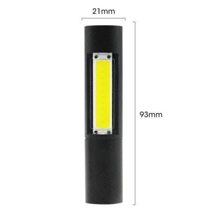 Built in battery 530 Q5 Zoom Focus Mini led Flashlight Torch Lamp 2000 Lumens Adjustable Penlight Waterproof For Outdoor: Beige