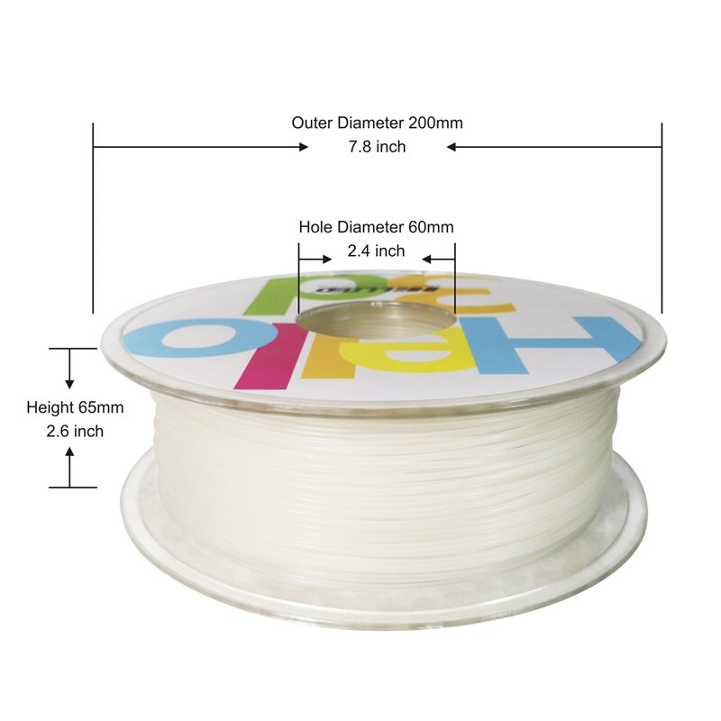 PLA Filament 3D Printer Printing Glowing In The Dark Rainbow Luminous 1.75MM 1Kg Most Expensive Best Toner Blue purple
