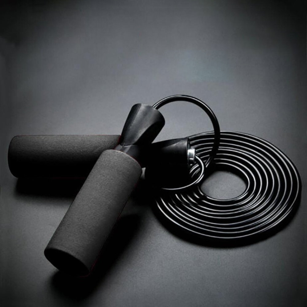Cuerda de alambre de acero, cuerdas para saltar para boxeo MMA, gimnasio, entrenamiento de Fitness, crossfit, salto de cuerda, salto de cuerda, rodamiento de bolas de Ultra velocidad, saltar