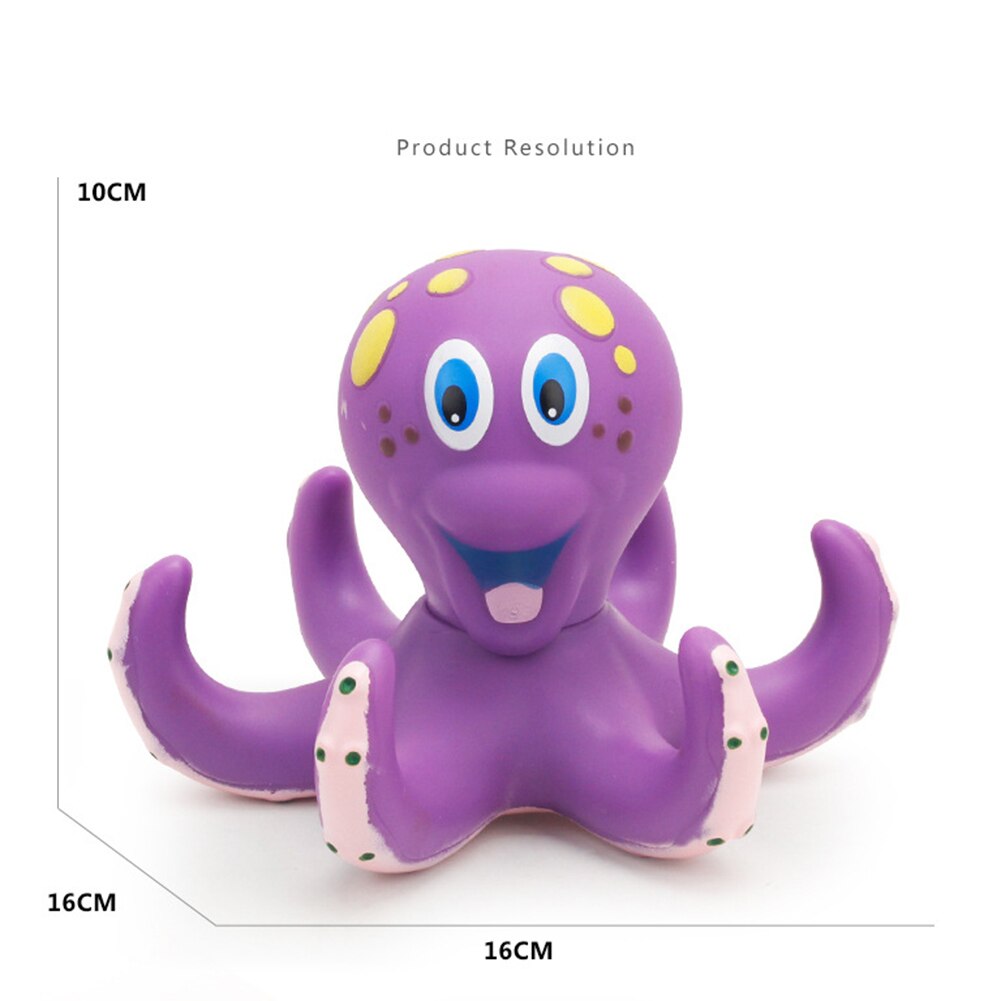 6pcs Baby Cute Cartoon Octopus Bathing Toys Kids Water Floating Toy Beach Shower Swimming Water Playing for Children