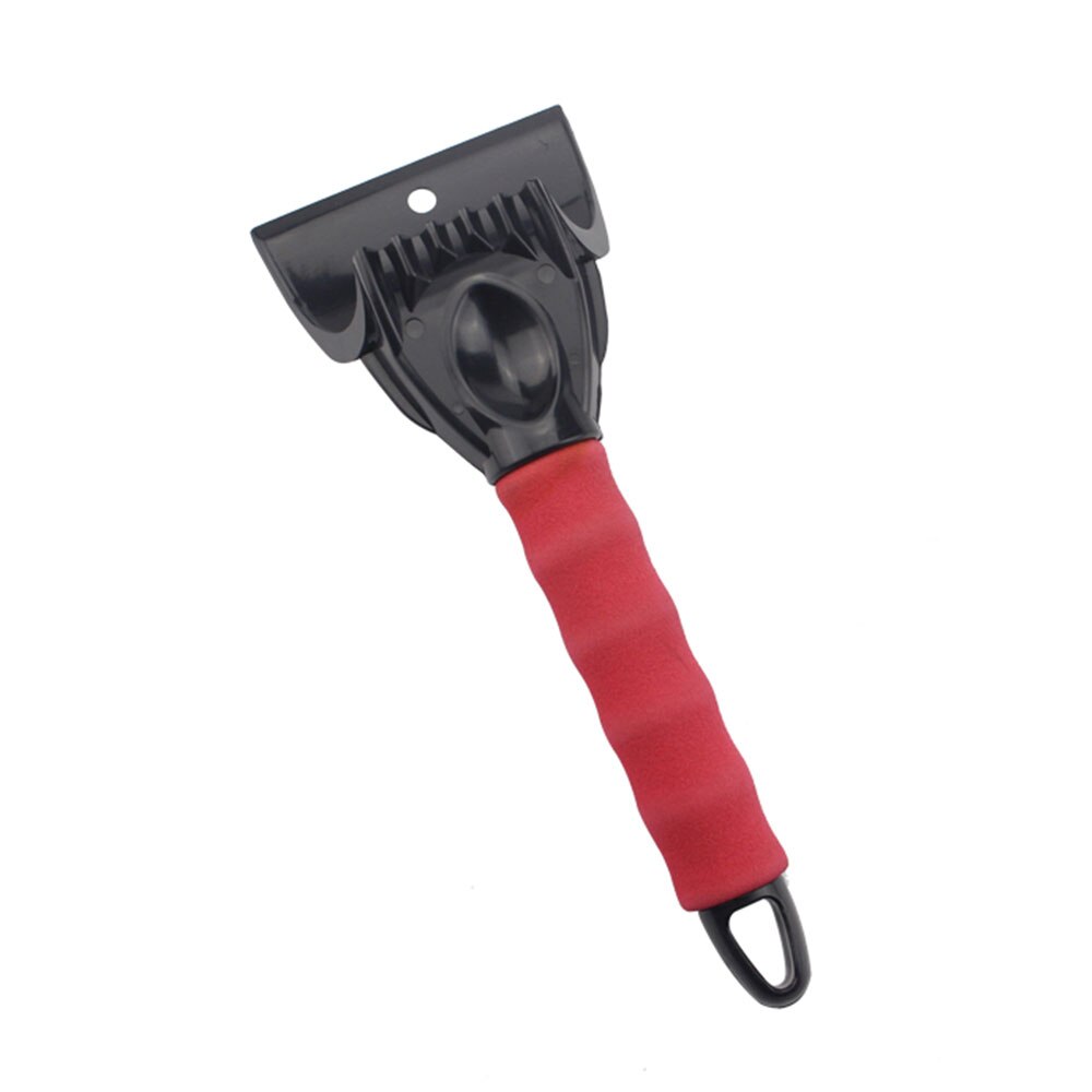 20.5CM Winter Portable Auto Vehicle Truck Car Window Windscreen Ice Scraper Windshield Cleaner Plastic Coated Anti-Slide Handle: RED