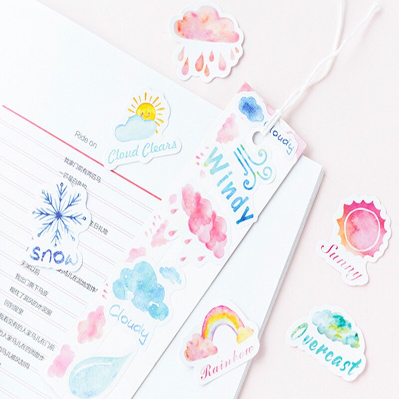 46pcs/box Cute Cartoon stickers for scrapbooking phone decoration Handbook Diary diy scrapbooking