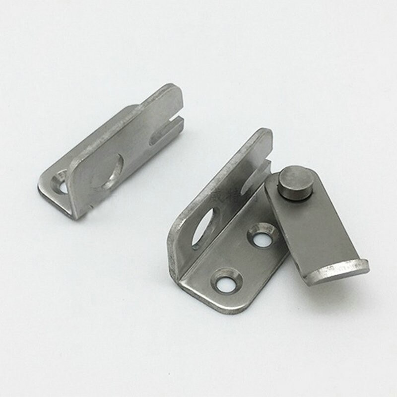 2.8MM Thickening Bolt Lock Hardware Stainless Steel Home Gate Guard Home Safety Security Anti-theft Door