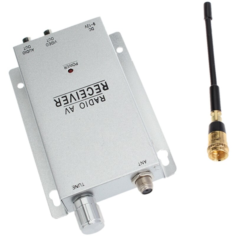 1.2G Draadloze Camera Kit Radio Av-ontvanger Met Voeding Surveillance Home Security (Eu Plug)