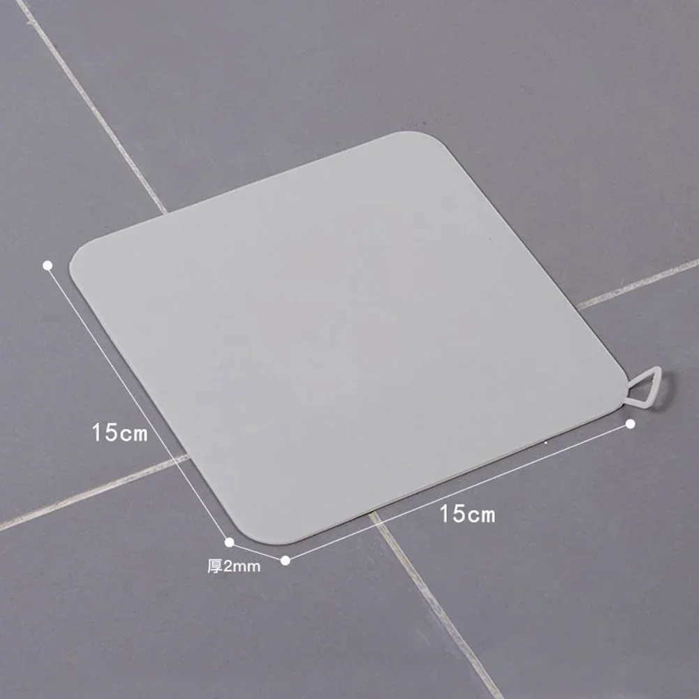 Silicone Floor Drain Anti-smell Cover Sewer Sink Smell Removal Sealing Drain Cover Kitchen Bathroom Home Insect-proof Seal Cover: Red