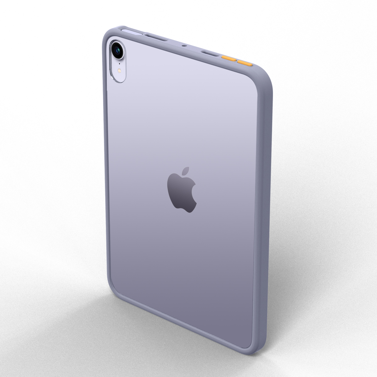SUAIOCE Neue matt Für iPad Mini 6 fallen TPU Harte Rückseitige Abdeckung für iPad Mini. 8,3 Zoll transparent stoßfest Schutzhülle: lavendel-gelb