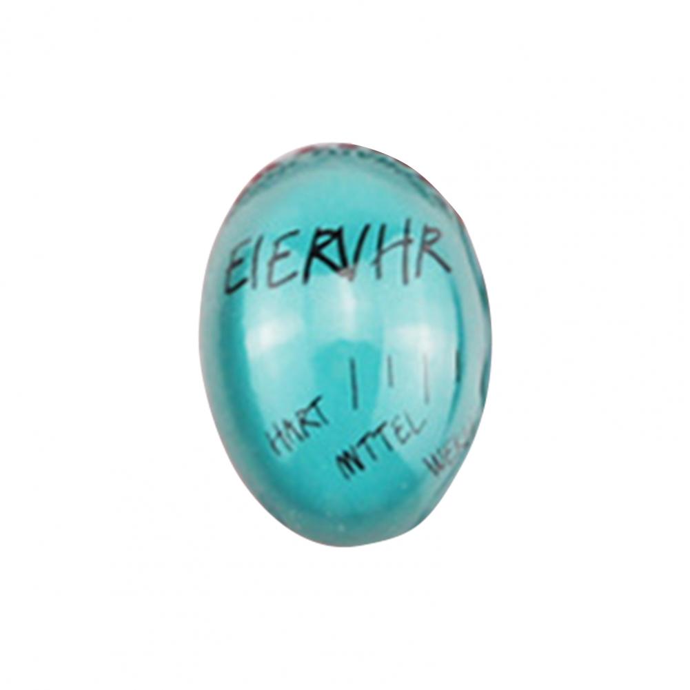Timer per uova Morbido silicone alimentare per uova sode Indicatore che cambia colore Cambia colore Timer per uova Termometro per uova Timer per uova Kitcken: bianca
